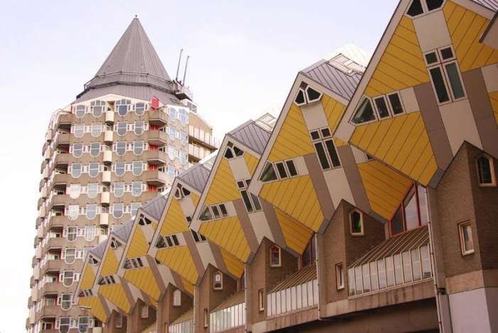 Photo:  Cubic Houses, Rotterdam, Netherlands